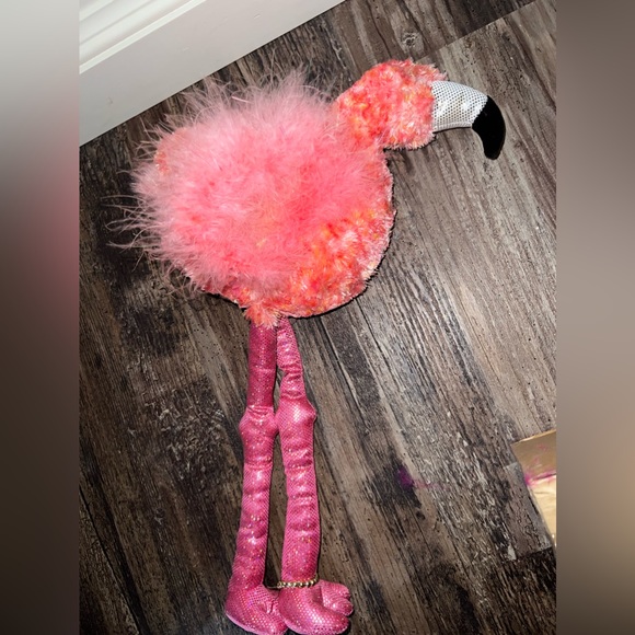 Aurora foo foo flamingo Plush, Ganz fancy flamingo, m&m flamingo bank  jar - Picture 2 of 10
